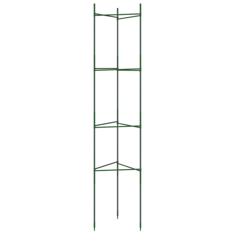 Tomatenkooien 4 st 154 cm staal en polypropeen - AllerleiShop