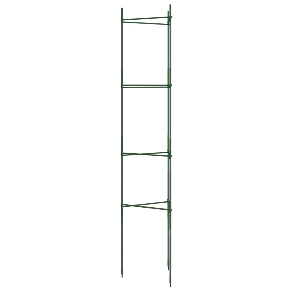 Tomatenkooien 4 st 154 cm staal en polypropeen - AllerleiShop