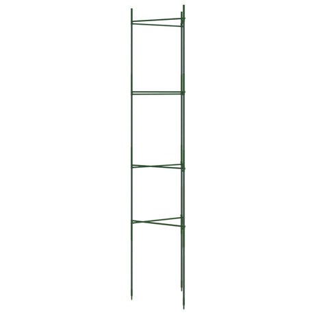 Tomatenkooien 4 st 154 cm staal en polypropeen - AllerleiShop