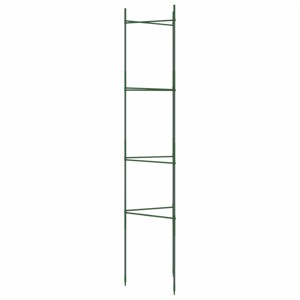 Tomatenkooien 4 st 154 cm staal en polypropeen - AllerleiShop