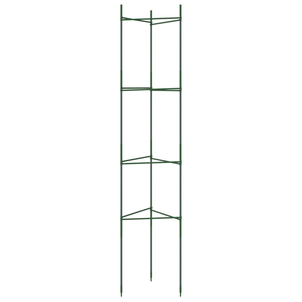 Tomatenkooi 6 st 154 cm staal en polypropeen - AllerleiShop