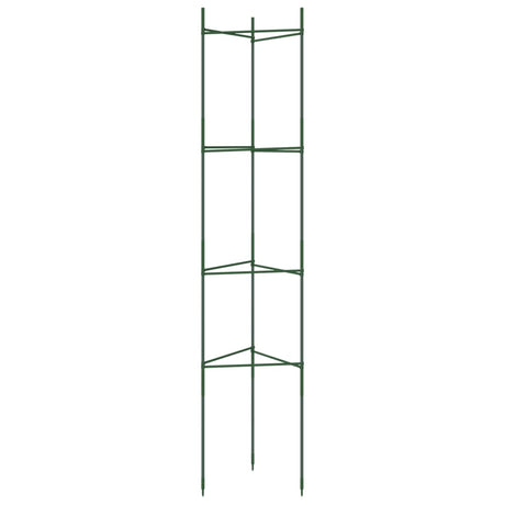 Tomatenkooi 8 st 154 cm staal en polypropeen - AllerleiShop