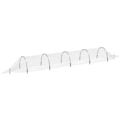 Kweektunnels 2 st 1,5x5 m glasvezel en polypropeen - AllerleiShop