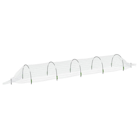 Kweektunnels 2 st 1,5x5 m glasvezel en polypropeen - AllerleiShop