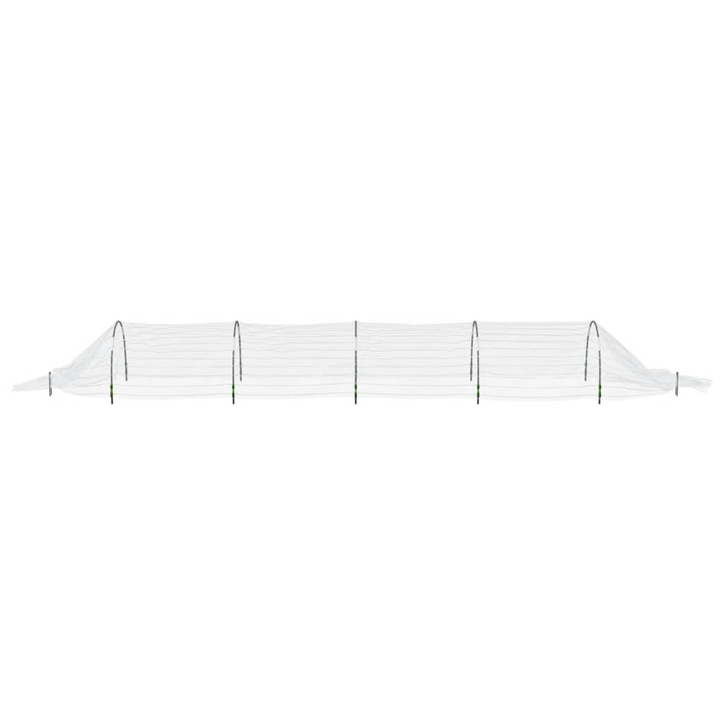 Kweektunnels 2 st 1,5x5 m glasvezel en polypropeen - AllerleiShop