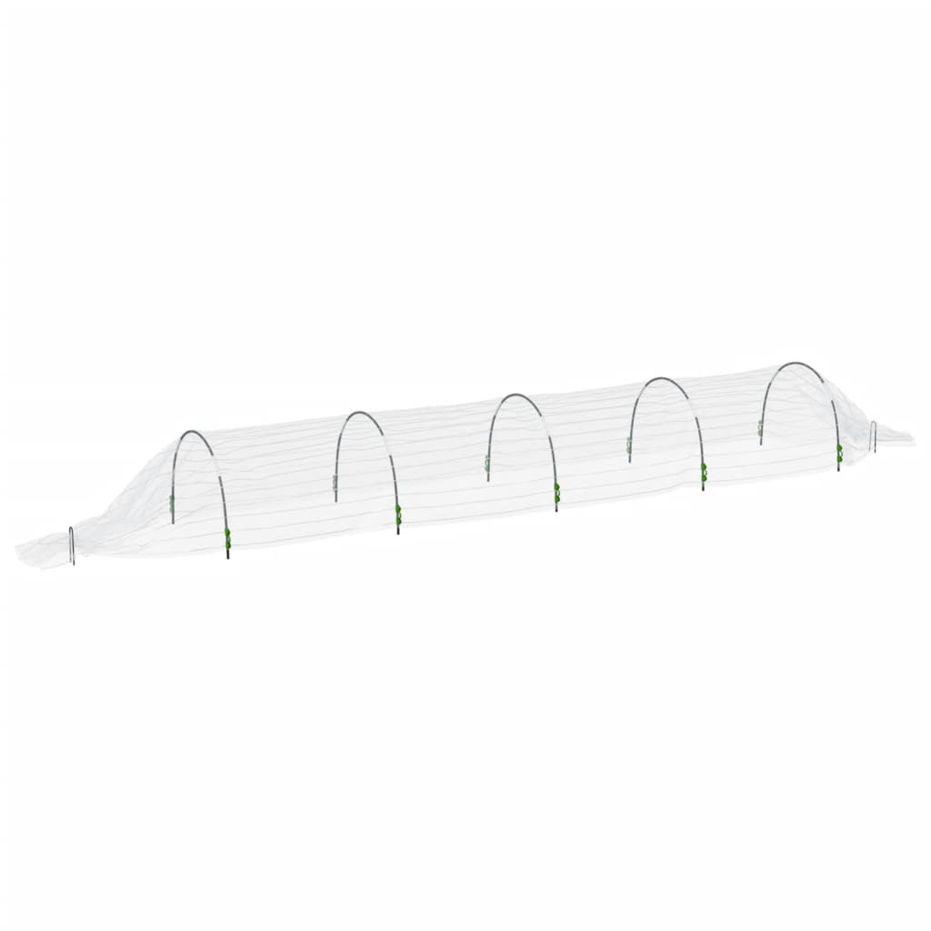 Kweektunnels 2 st 1,5x5 m glasvezel en polypropeen - AllerleiShop