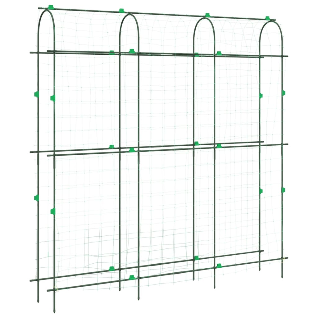 Plantenklimrekken 2 st U-frame staal - AllerleiShop