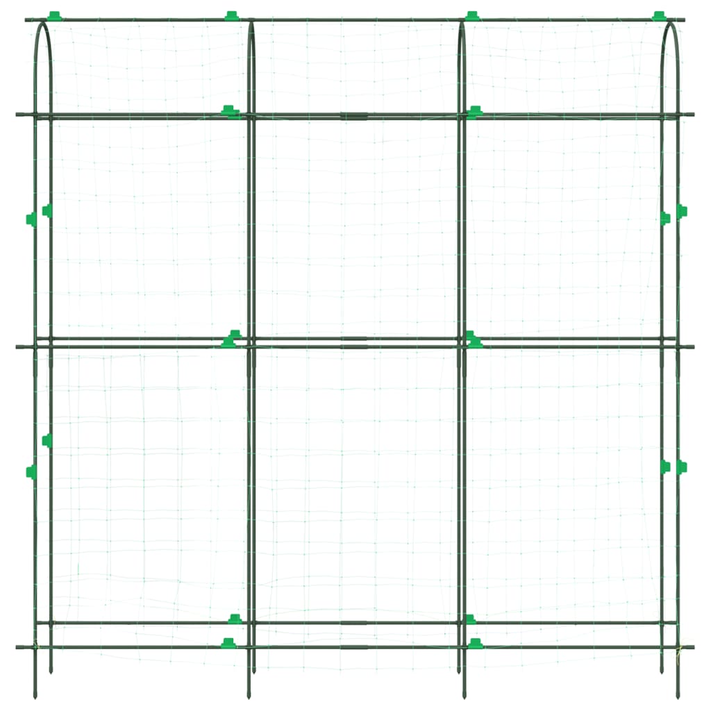 Plantenklimrekken 2 st U-frame staal - AllerleiShop