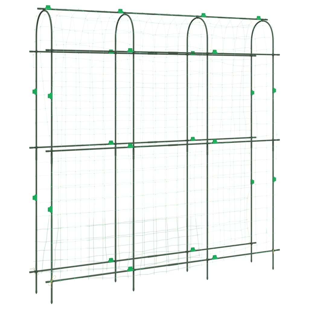 Plantenklimrekken 2 st U-frame staal - AllerleiShop