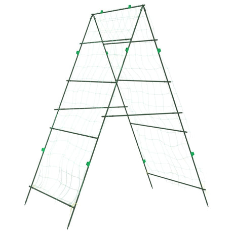 Plantenklimrekken 3 st A-frame staal - AllerleiShop