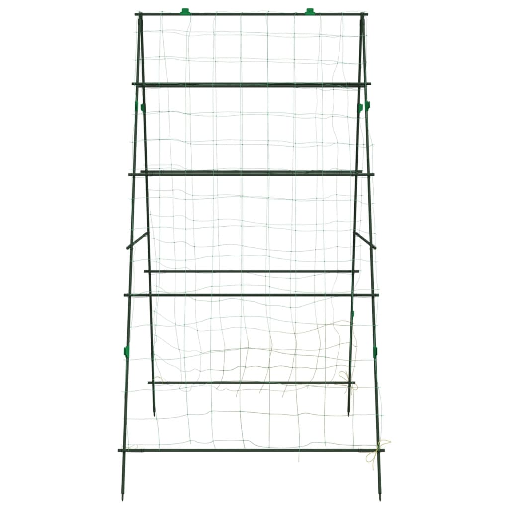 Plantenklimrekken 3 st A-frame staal - AllerleiShop