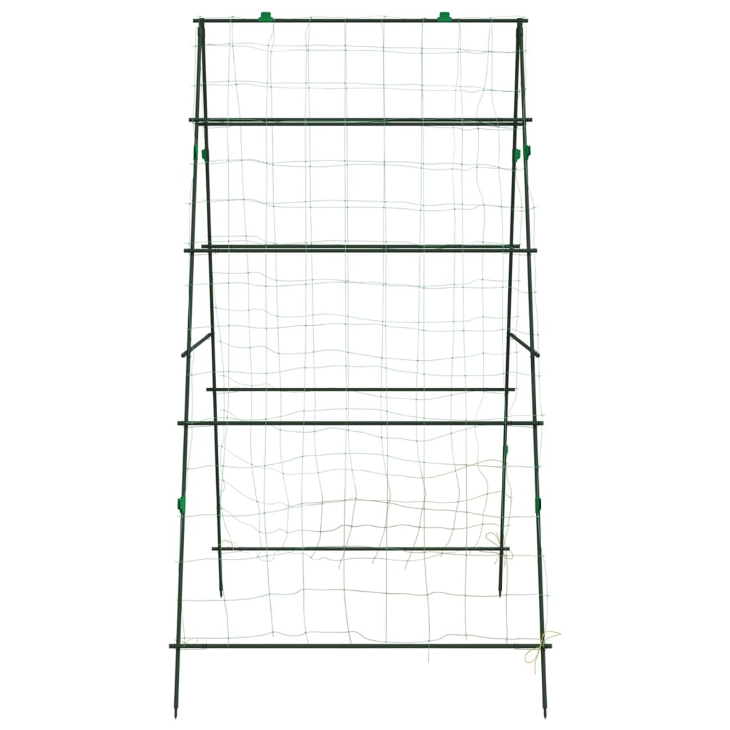 Plantenklimrekken 4 st A-frame staal - AllerleiShop