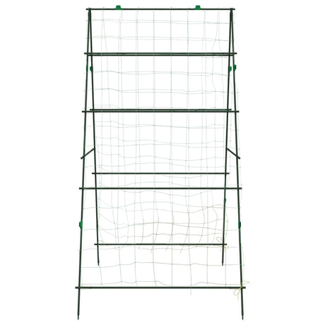 Plantenklimrekken 4 st A-frame staal - AllerleiShop