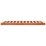 Bedframe massief grenenhout wasbruin 135x190 cm