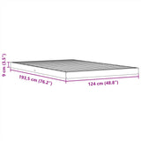 Bedframe massief grenenhout wasbruin 120x190 cm