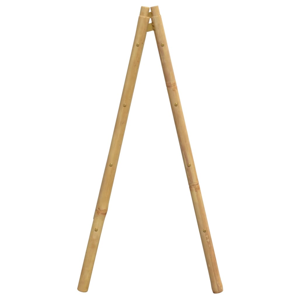 Handdoekladder met 4 sporten 90x50x100 cm bamboe - AllerleiShop