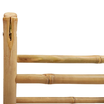 Handdoekladder met 4 sporten 90x50x100 cm bamboe - AllerleiShop