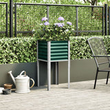 Plantenbak 45x45x88 cm staal groen - AllerleiShop