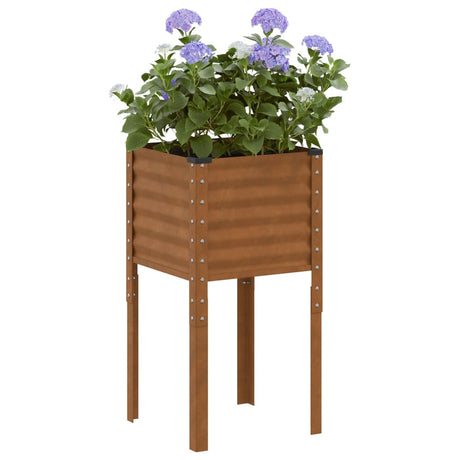 Plantenbak 45x45x88 cm weervast staal - AllerleiShop