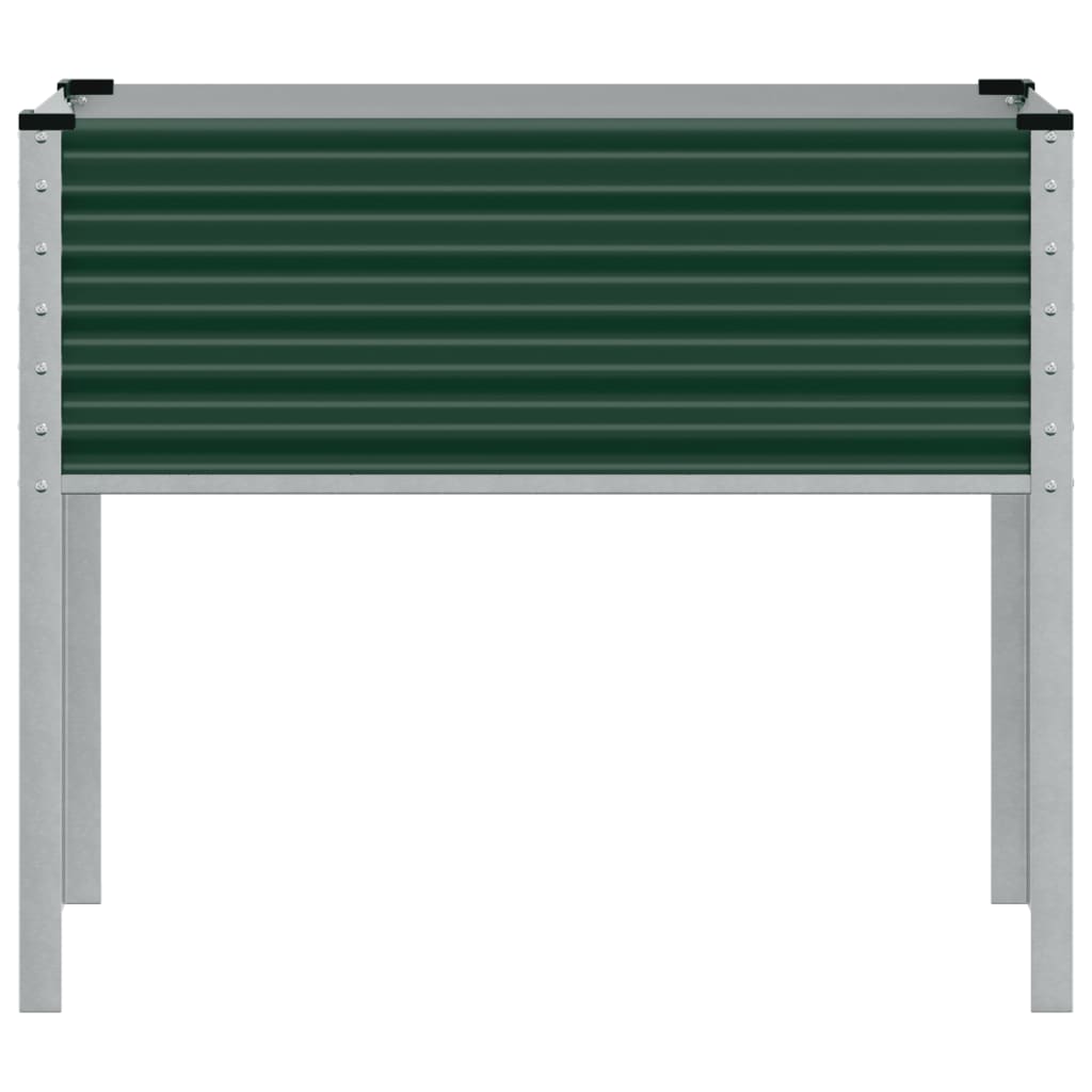 Plantenbak 100x41x90 cm staal groen - AllerleiShop