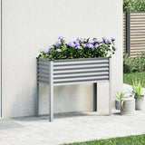 Plantenbak 100x41x90 cm staal grijs - AllerleiShop