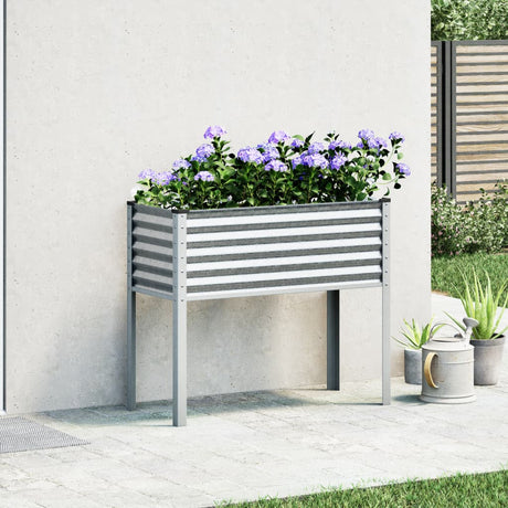 Plantenbank 100x41x90 cm gegalvaniseerd staal - AllerleiShop