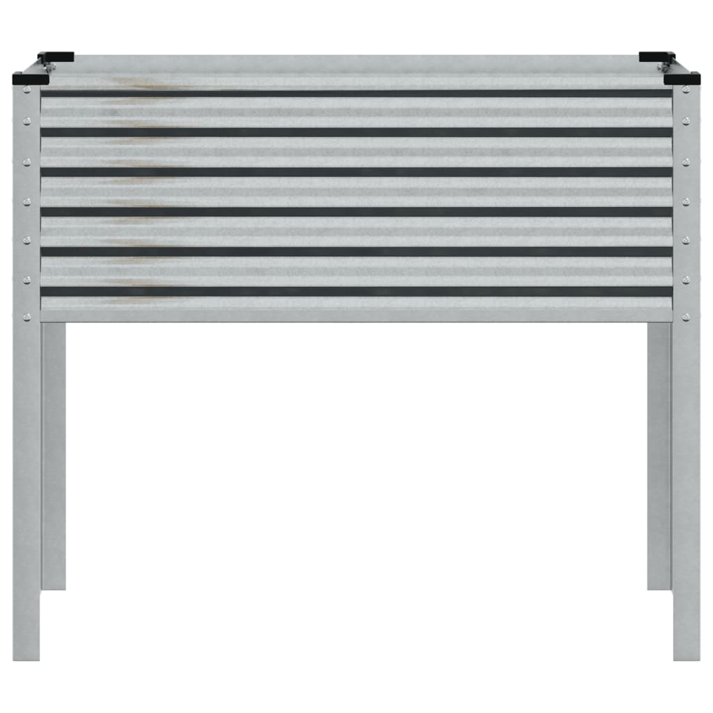 Plantenbank 100x41x90 cm gegalvaniseerd staal - AllerleiShop