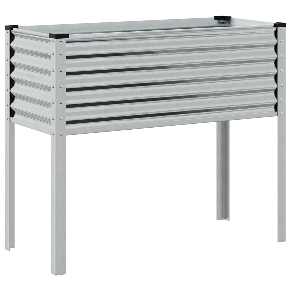 Plantenbank 100x41x90 cm gegalvaniseerd staal - AllerleiShop