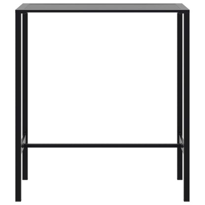 Bartafel 100x50x110 cm gepoedercoat staal zwart - AllerleiShop