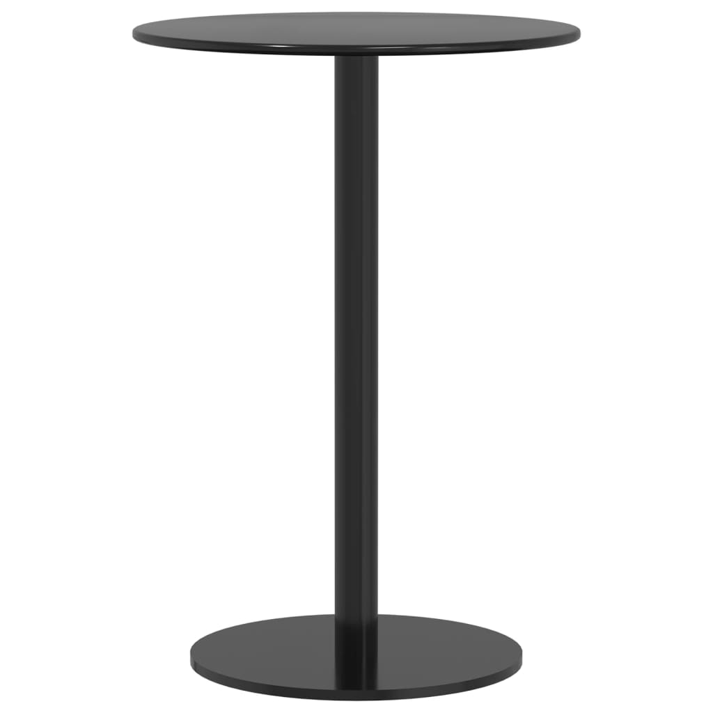 Tuintafel rond Ø50x72 cm staal zwart - AllerleiShop