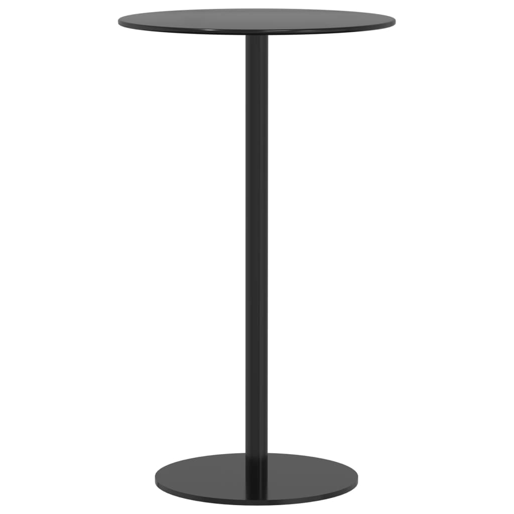 Tuintafel rond Ø60x105 cm staal zwart - AllerleiShop