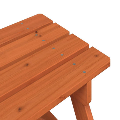 Picknicktafel voor 4 kinderen met parasol massief vurenhout - AllerleiShop