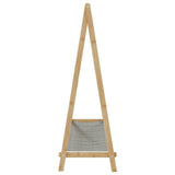 Kledingrek met schappen 106x34x102 cm bamboe - AllerleiShop