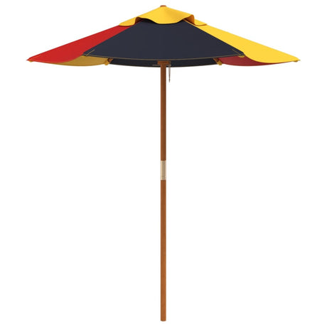 Parasol voor kinderen met houten paal Ø120x140 cm - AllerleiShop