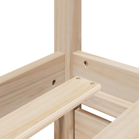 Bedframe zonder matras massief grenenhout 90x190 cm