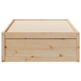 Bedframe zonder matras massief grenenhout 90x200 cm