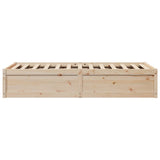 Bedframe zonder matras massief grenenhout 90x200 cm