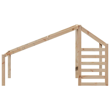 Kinderbedhuisje 198x97x113 cm massief grenenhout