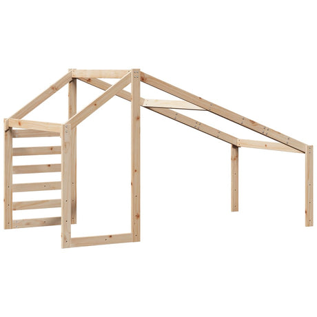 Kinderbedhuisje 198x97x113 cm massief grenenhout