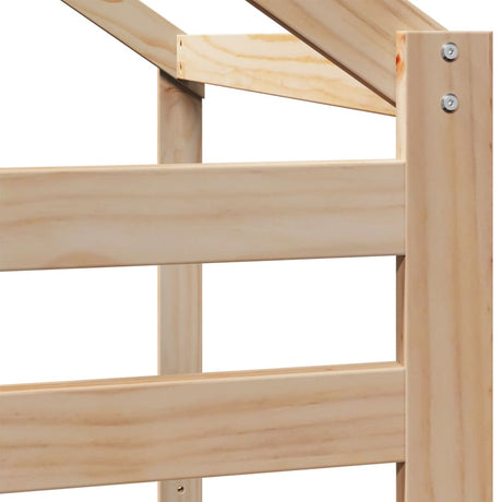 Kinderbedhuisje 198x97x113 cm massief grenenhout