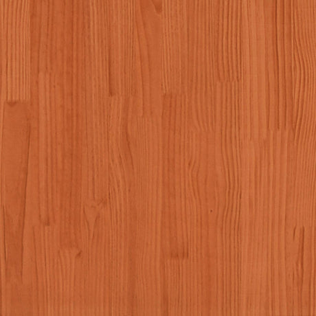 Kinderbedhuisje 60x89x134,5 cm massief grenenhout wasbruin