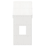 Kinderbedhuisje 60x99x139,5 cm massief grenenhout wit