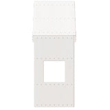 Kinderbedhuisje 55x99x139,5 cm massief grenenhout wit