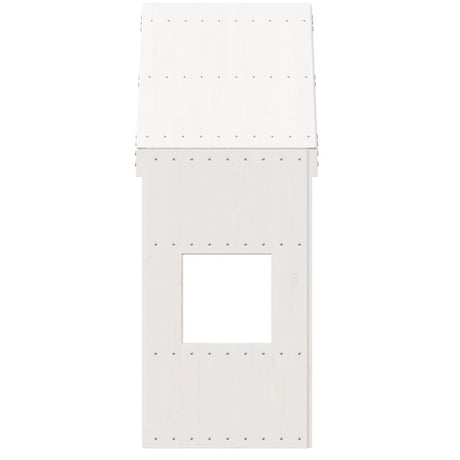 Kinderbedhuisje 55x99x139,5 cm massief grenenhout wit
