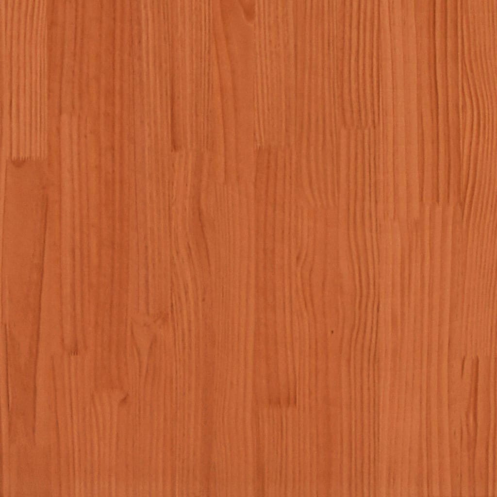 Kinderbedhuisje 55x99x139,5 cm massief grenenhout wasbruin