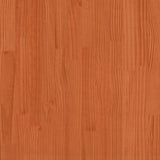 Kinderbedhuisje 55x99x139,5 cm massief grenenhout wasbruin