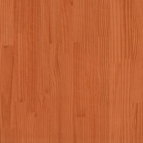 Kinderbedhuisje 55x99x139,5 cm massief grenenhout wasbruin