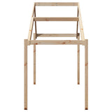 Kinderbedhuisje 213x85,5x144,5 cm massief grenenhout