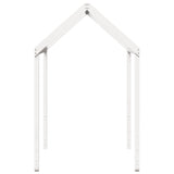 Kinderbedhuisje 217x95,5x159 cm massief grenenhout wit