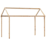 Kinderbedhuisje 217x85,5x154 cm massief grenenhout